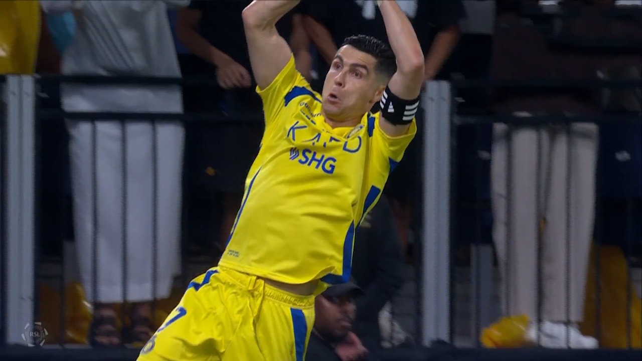 گل سوم النصر به الهلال (دبل کریستیانو رونالدو)