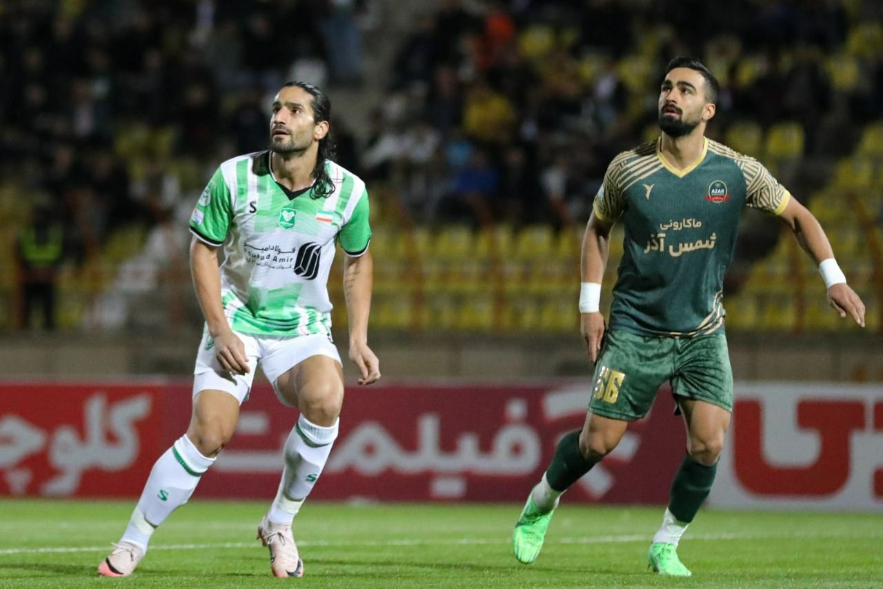 جمع شدن آب در ورزشگاه تختی خرم آباد
