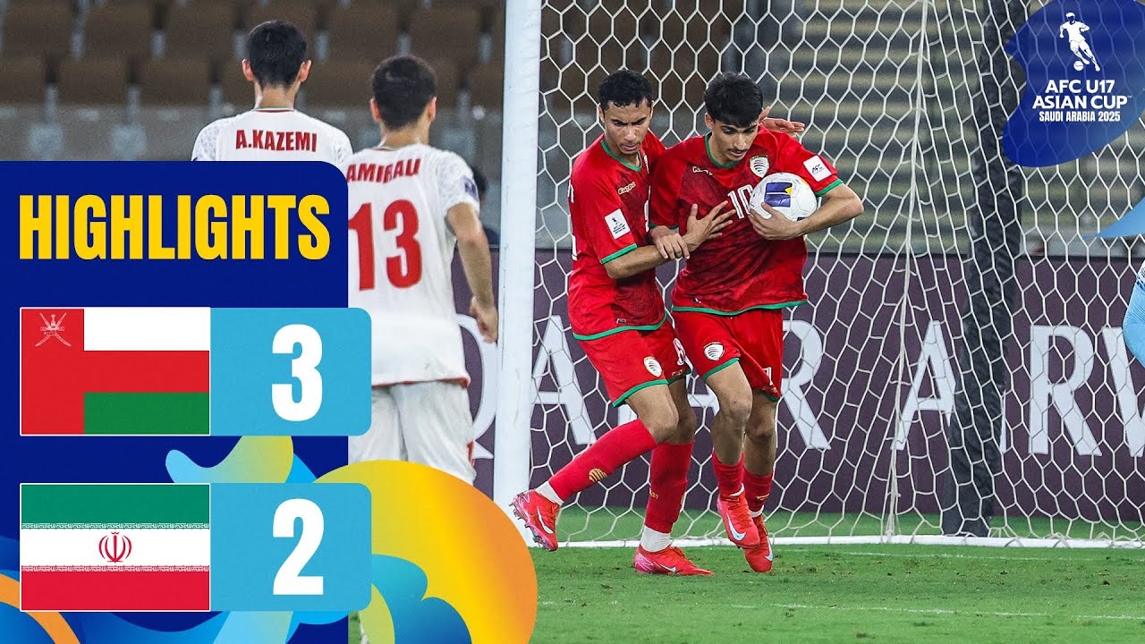 خلاصه بازی نوجوانان عمان 3-2 نوجوانان ایران