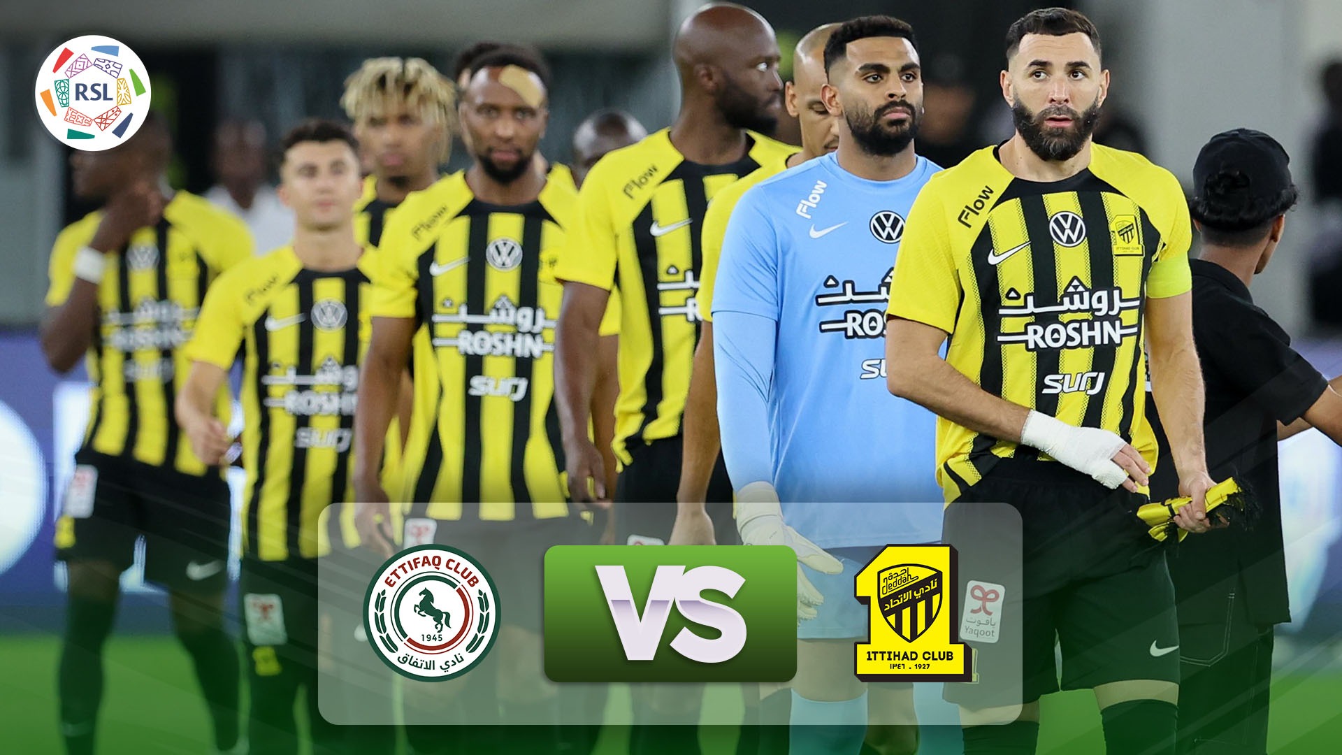 خلاصه بازی الاتحاد 3-2 الاتفاق (گل و پاس گل کریم بنزما)