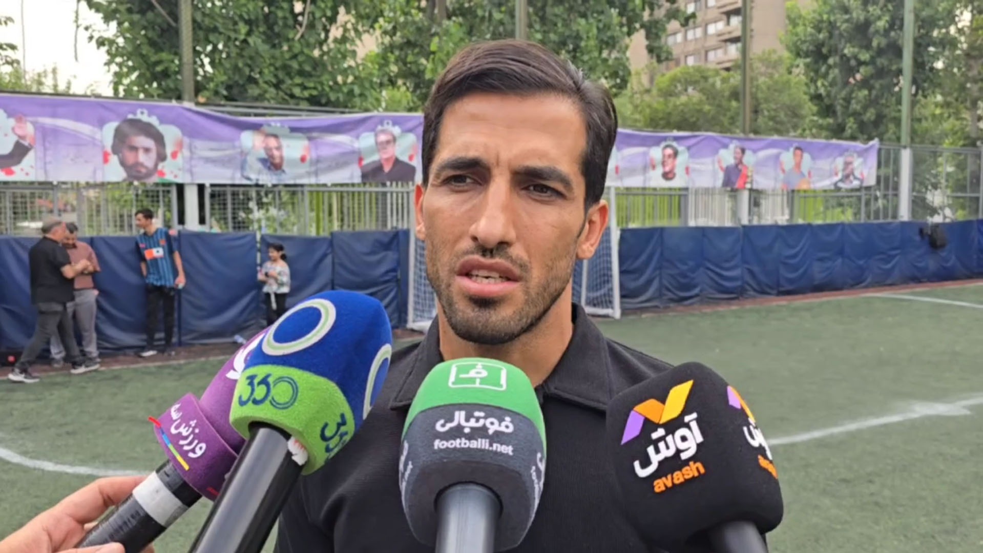 گفتوگو با وحید امیری در مراسم بزرگداشت مرحوم بهرام میرشیبانی