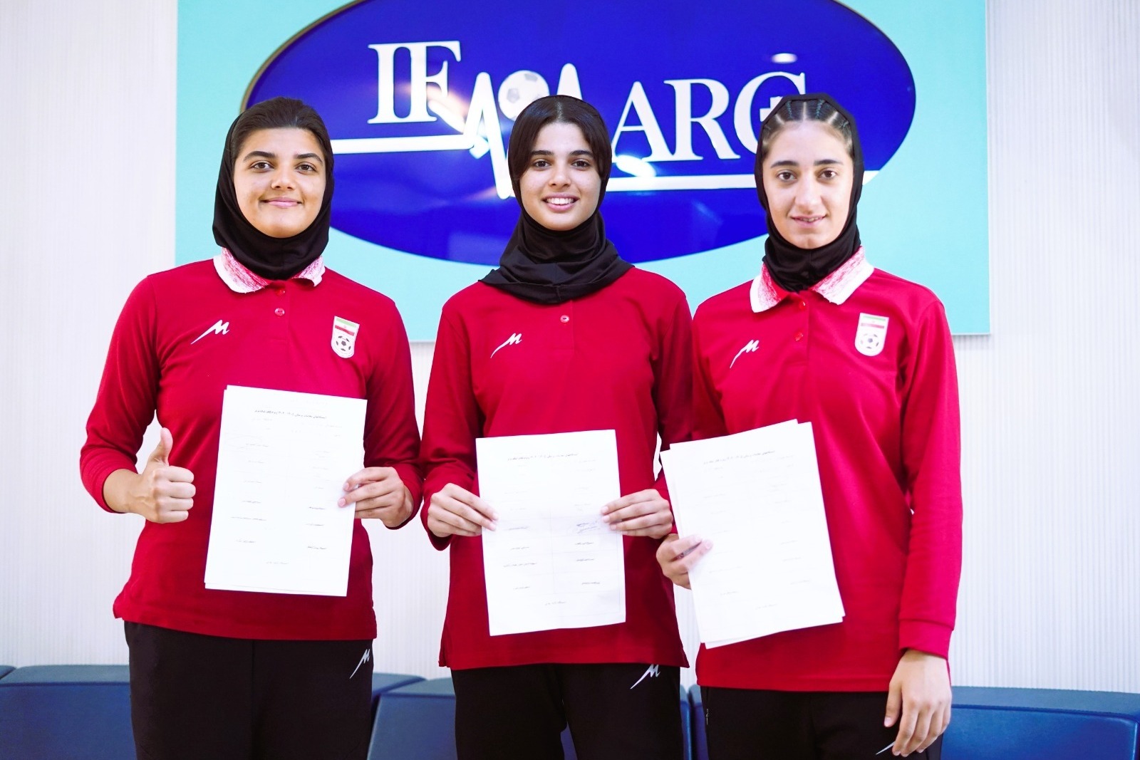 انجام تست پزشکی تیم ملی دختران زیر ۲۰ سال در ایفمارک