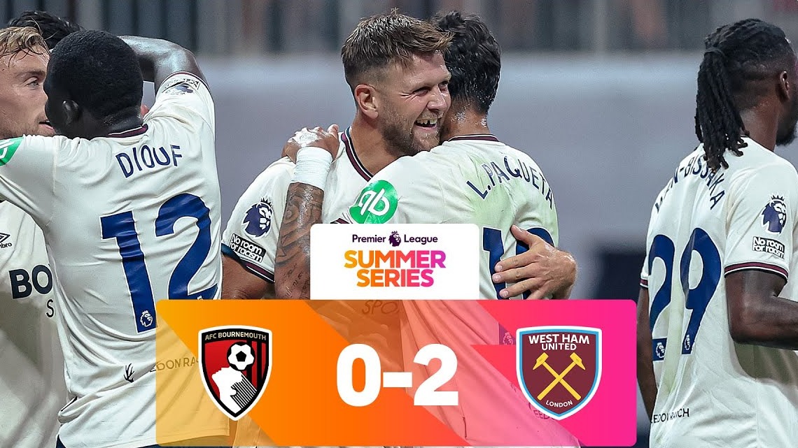 خلاصه بازی بورنموث 0-2 وستهم یونایتد
