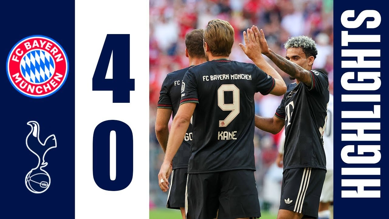 خلاصه بازی بایرن مونیخ 4-0 تاتنهام