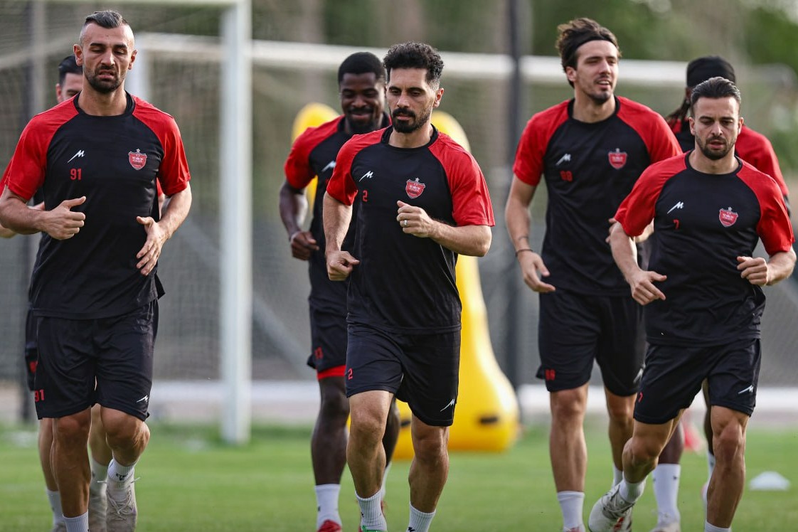 برگزاری تمرین ۹۰ دقیقهای پرسپولیسیها