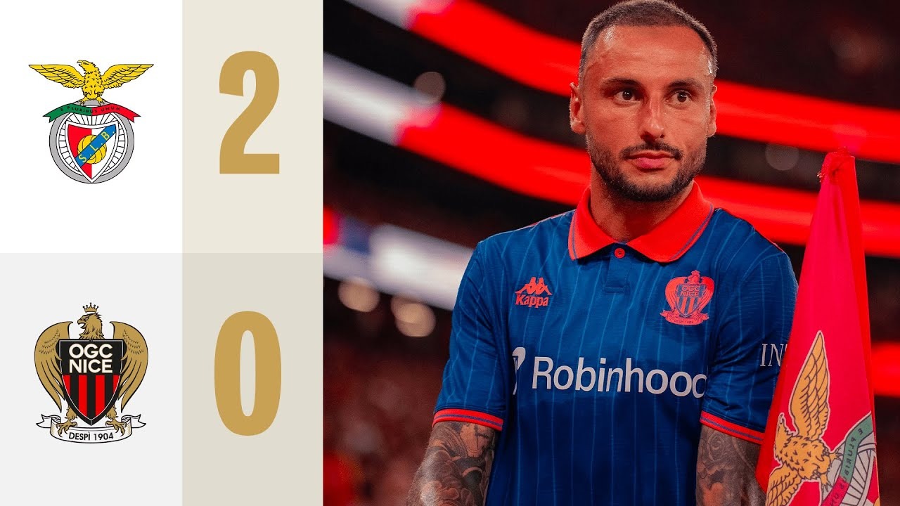 خلاصه بازی بنفیکا 2-0 نیس (مجموع 4-0)