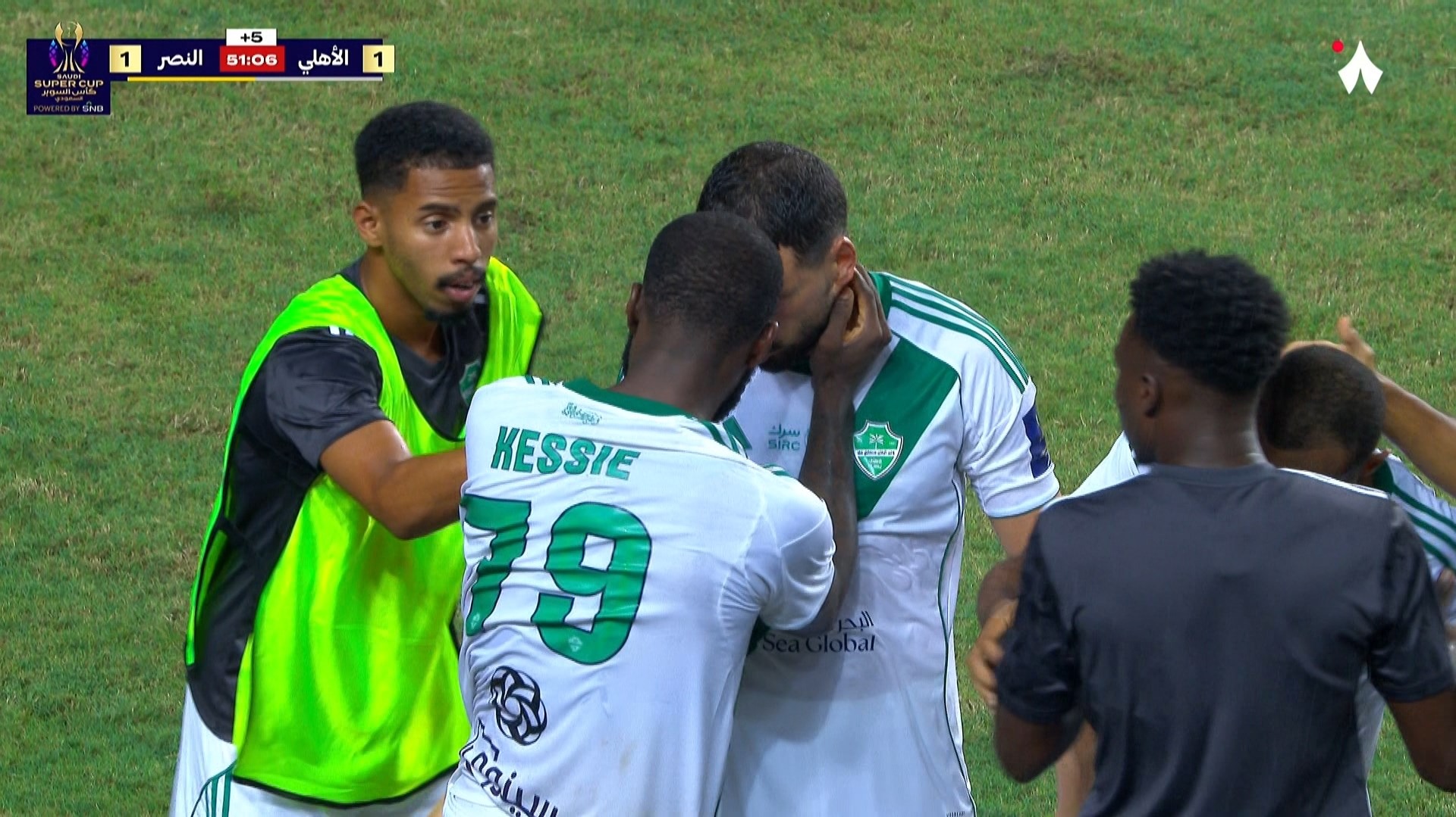 گل اول الاهلی عربستان به النصر (فرانک کسیه)