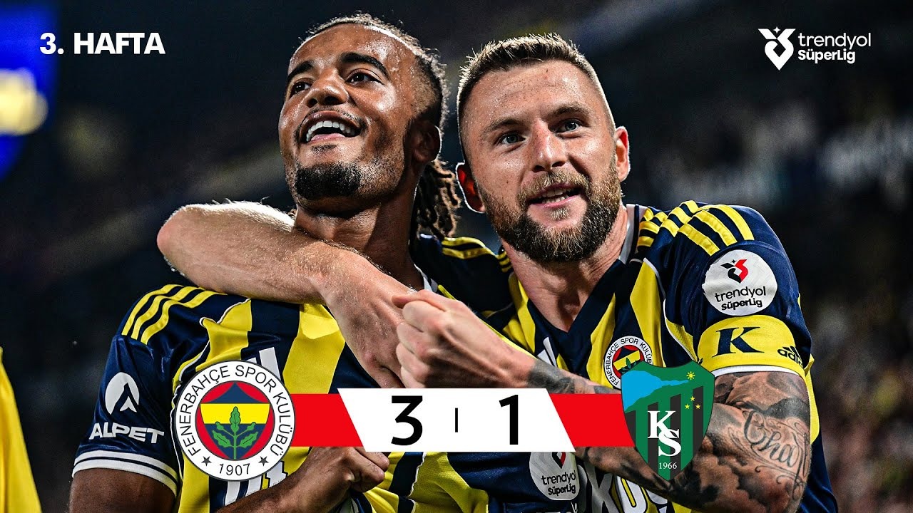 خلاصه بازی فنرباغچه 3-1 کوچایلی اسپور (گلزنی تالیسکا و پاس گل جان دوران)