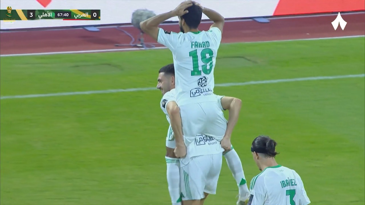 گل سوم الاهلی عربستان به العربی (الرشیدی)