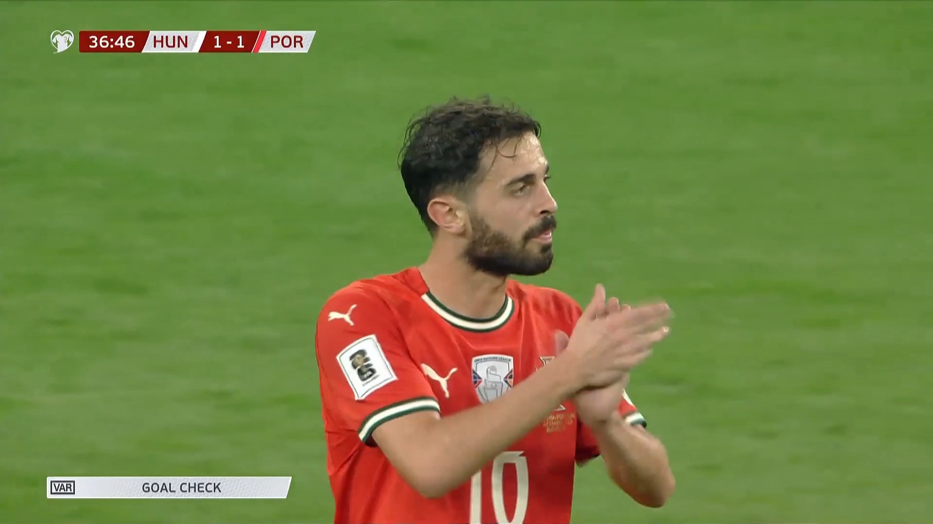 گل اول پرتغال به مجارستان (برناردو سیلوا)