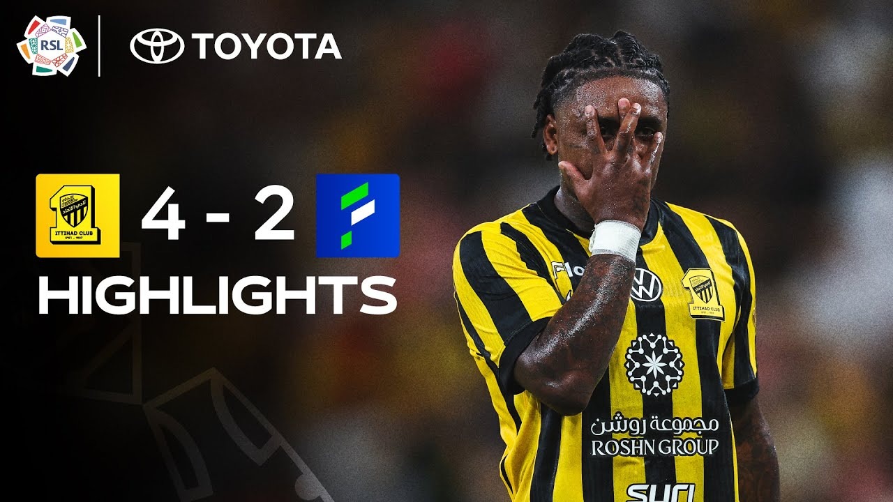 خلاصه بازی الاتحاد 4-2 الفتح عربستان