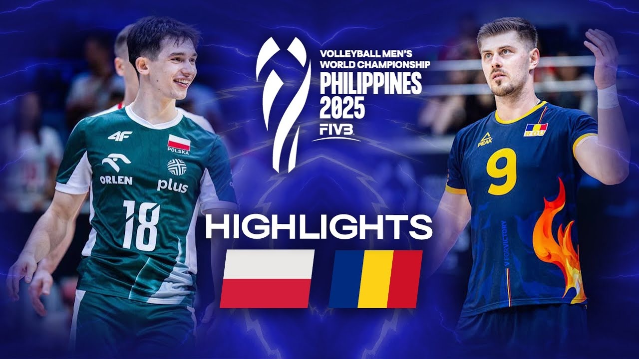 خلاصه بازی لهستان 3-0 رومانی (والیبال قهرمانی جهان 2025)