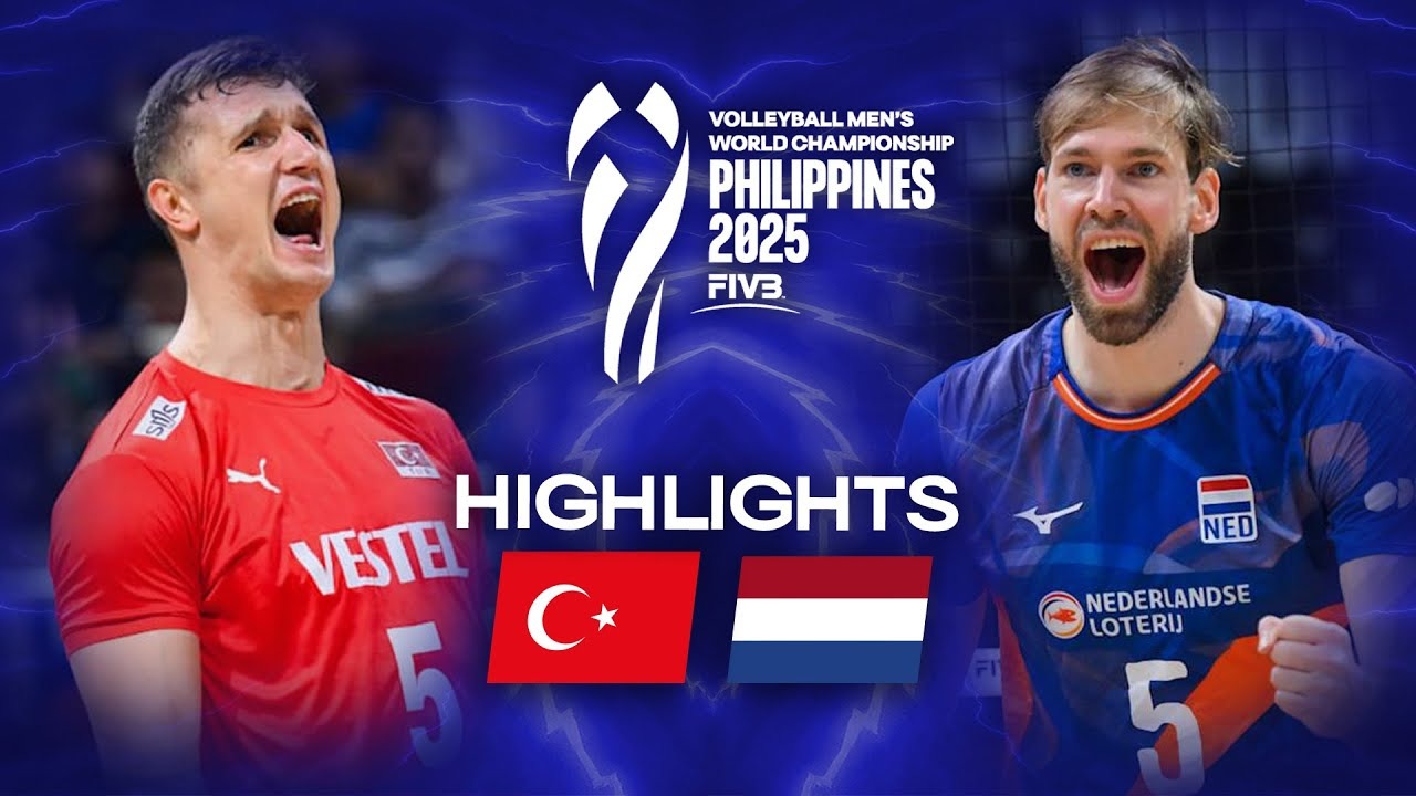 خلاصه بازی ترکیه 3-1 هلند (والیبال قهرمانی جهان 2025)