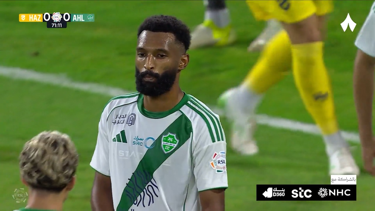 گل اول الاهلی عربستان به الحزم (فیراس البورایکان)
