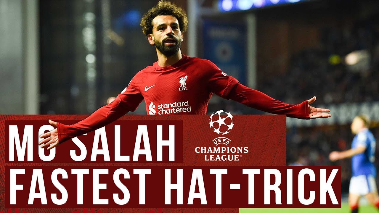 چنین روزی در سال 2022؛ محمد صلاح سریعترین هتتریک تاریخ لیگ قهرمانان اروپا را مقابل رنجرز به ثبت رساند