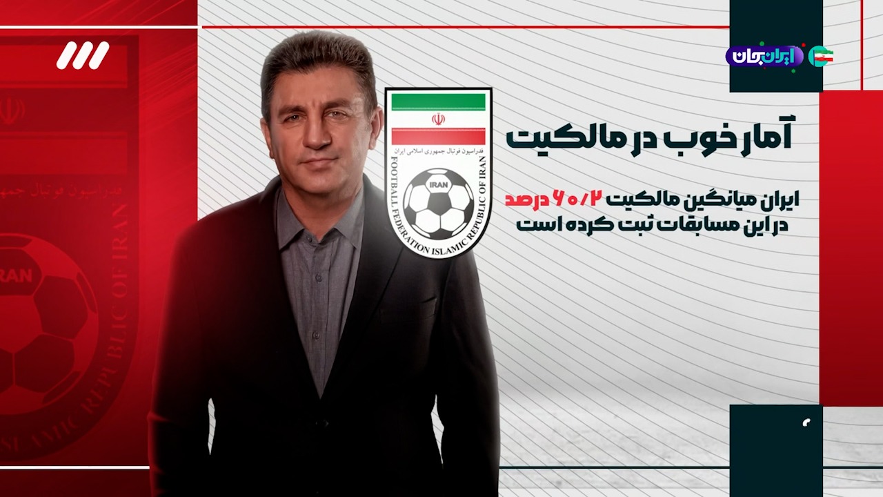 اینفوگرافی از عملکرد تیم ملی زیر نظر قلعه نویی
