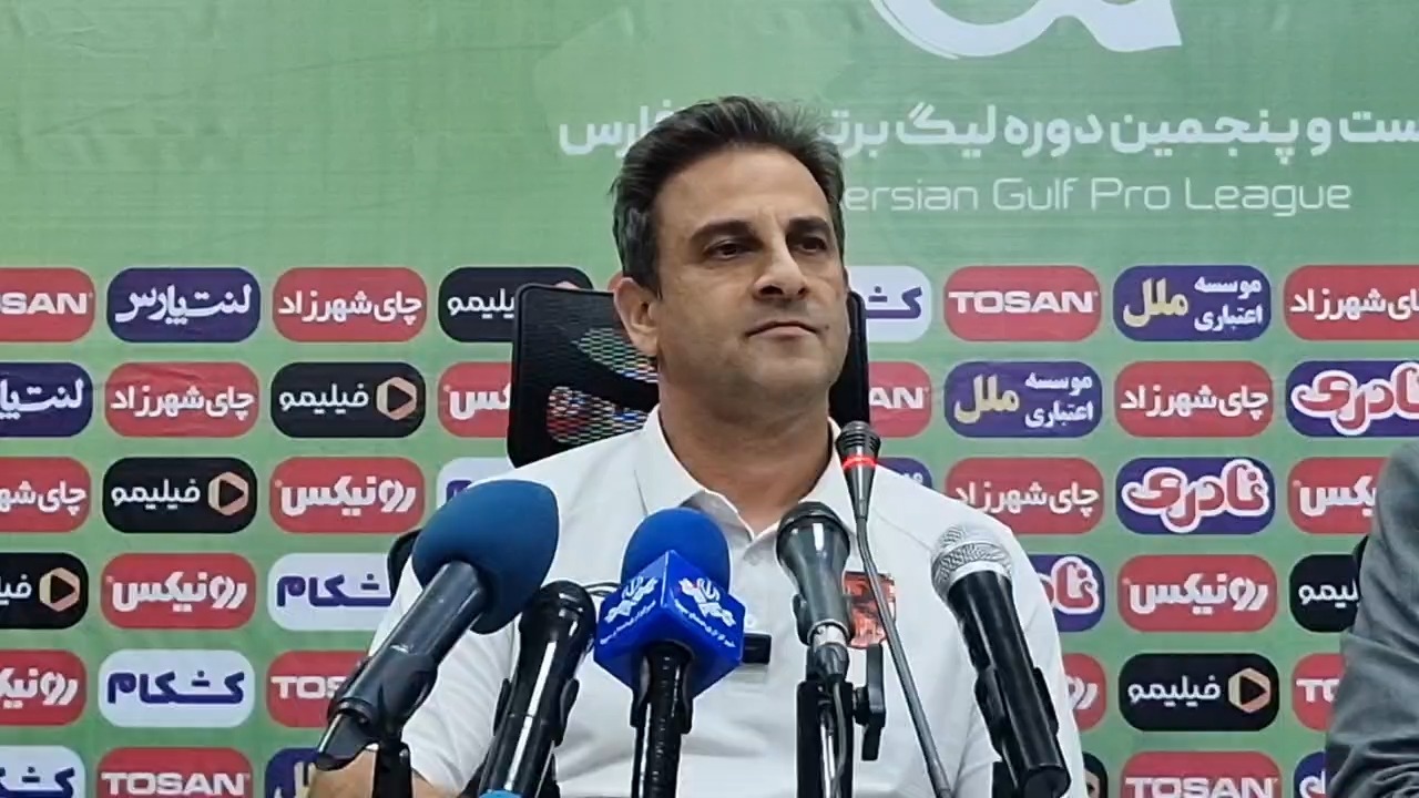 کنفرانس خبری مربی مس رفسنجان پس از شکست مقابل استقلال