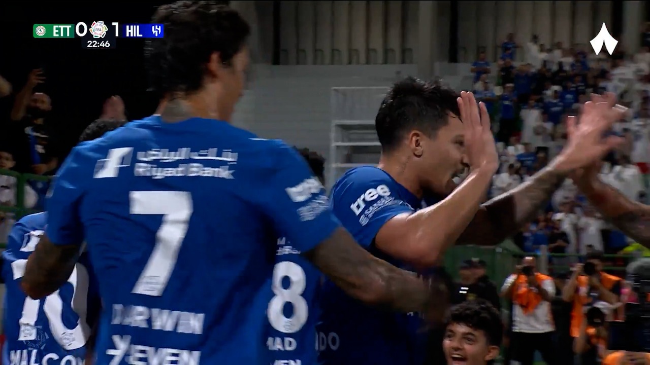 گل اول الهلال به الاتفاق (مارکوس لئوناردو)