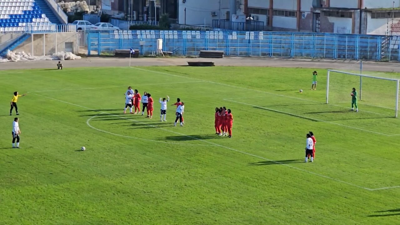 گل اول بانوان ملوان به پرسپولیس (یسنا جعفرزاد)