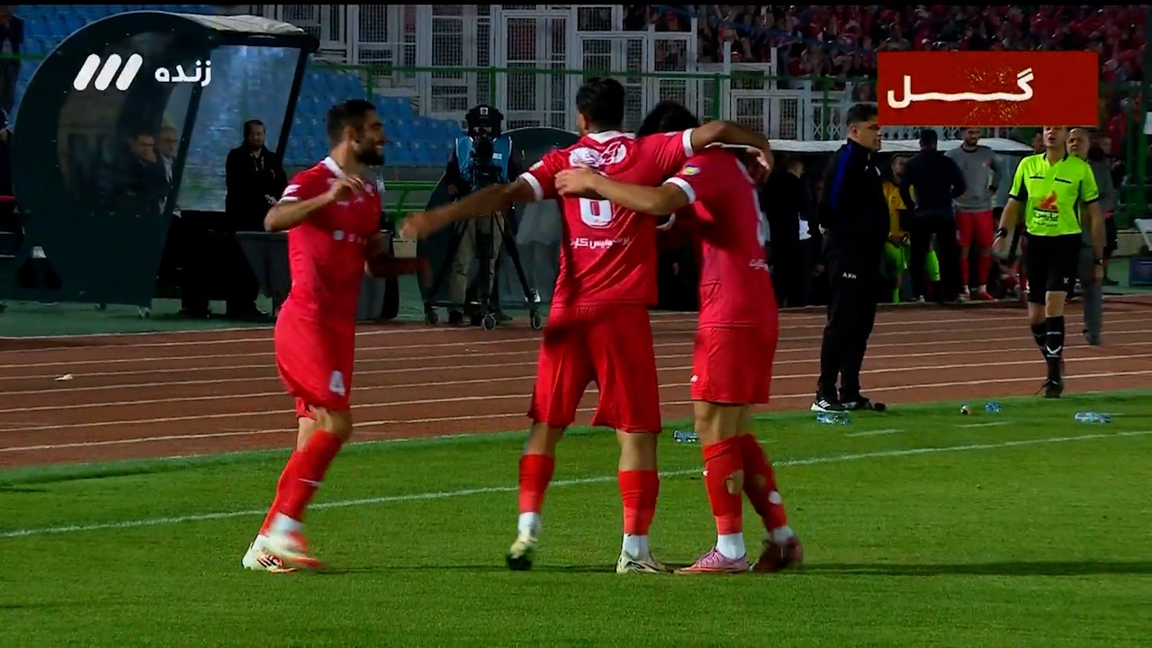 گل دوم پرسپولیس به استقلال خوزستان (کنعانی - پنالتی)