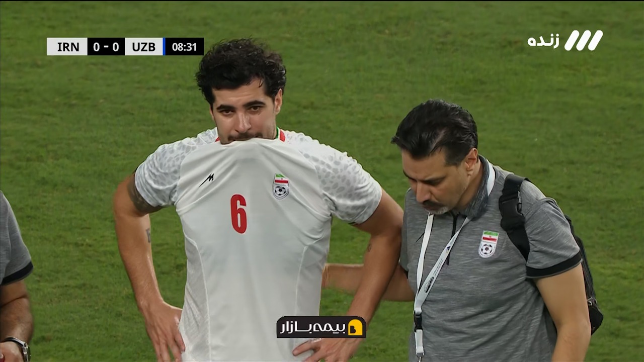 مصدومیت سعید عزت اللهی و تعویض اجباری با قربانی