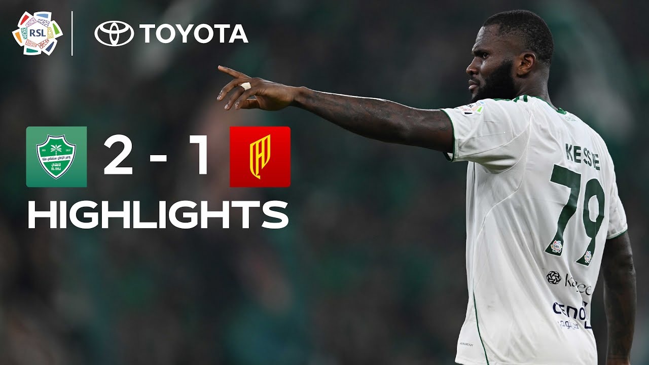 خلاصه بازی الاهلی عربستان 2-1 القادسیه عربستان