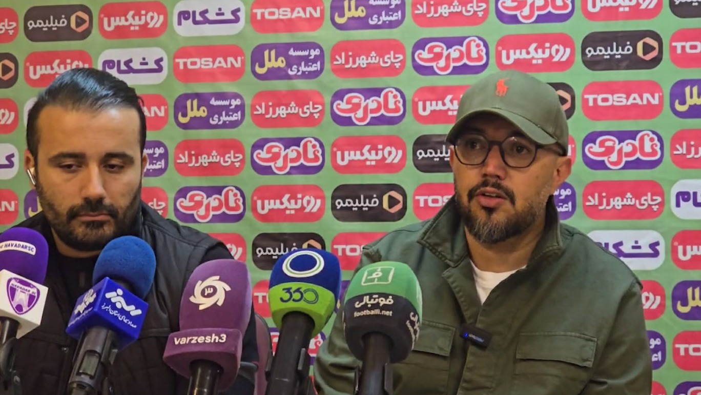 صحبت‌های رضا ربیعی سرمربی هوادار بعد از بازی با برق شیراز در جام حذفی