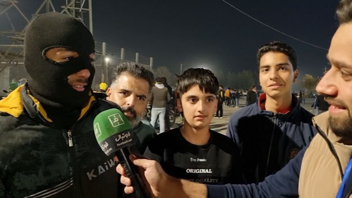 گفت و گو با هواداران سپاهان پیش از بازی با الحسین اردن