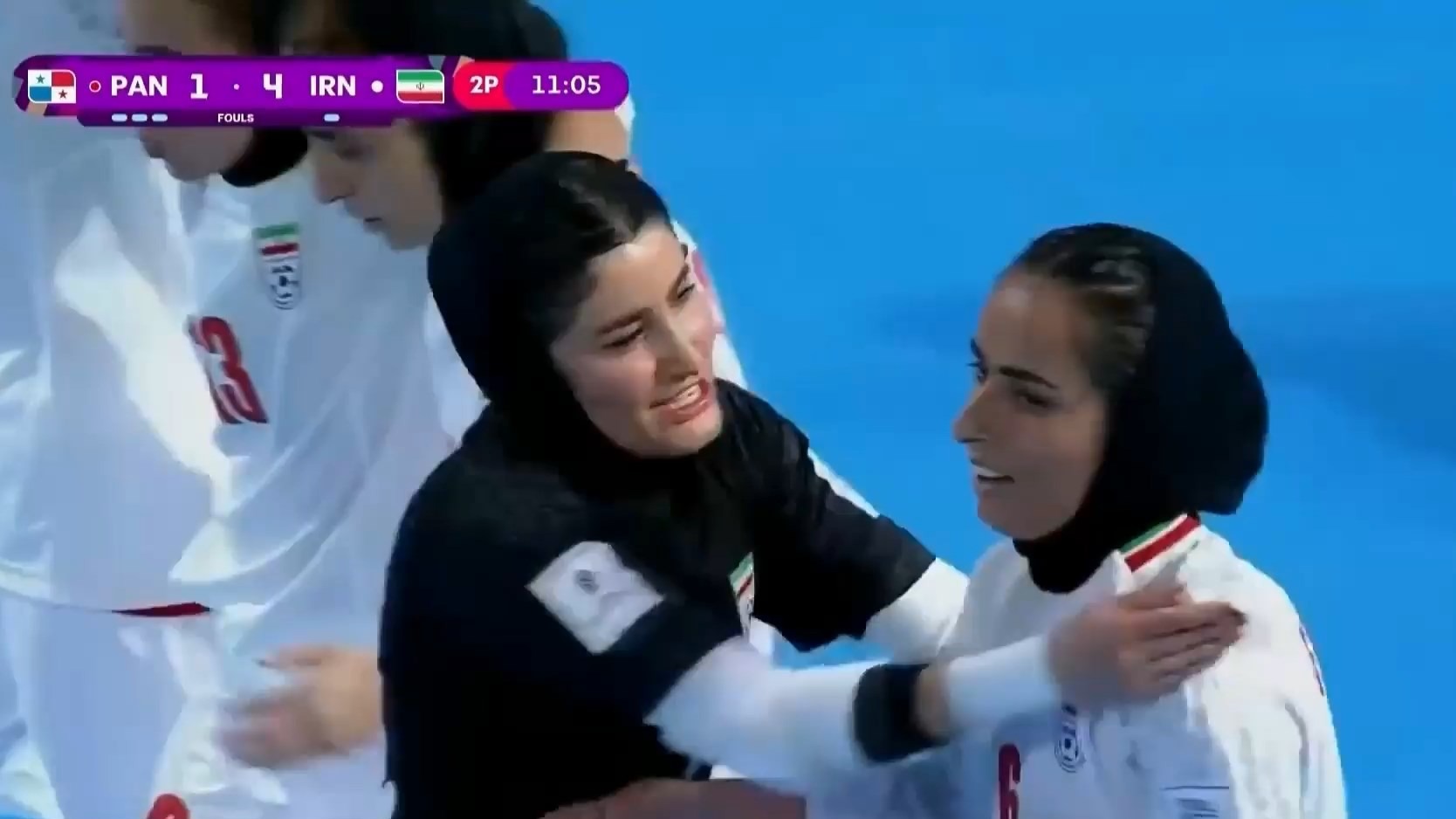 گل چهارم زنان ایران به زنان پاناما (خسروی)