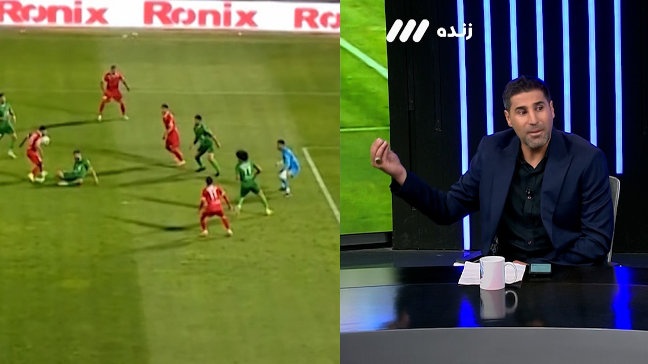 عصبانی ترین ورژن هاشم بیک زاده هنگام بررسی گل مردود پرسپولیس