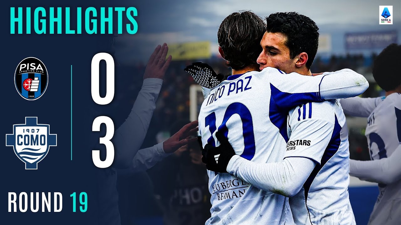 خلاصه بازی پیزا 0-3 کومو