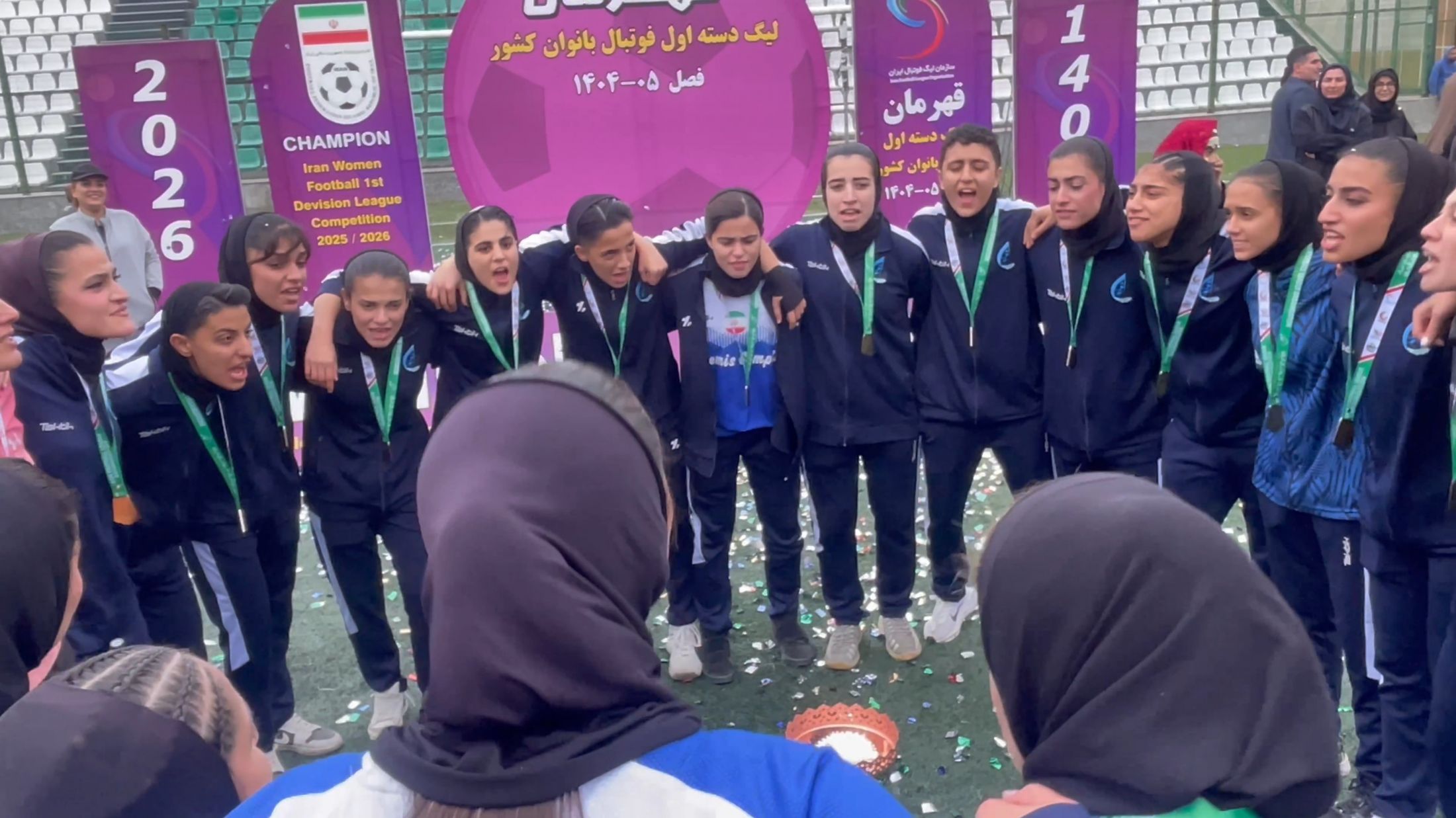 قهرمانی تیم وارش نوشهر در ليگ دسته اول فوتبال بانوان با برتری مقابل استقلال