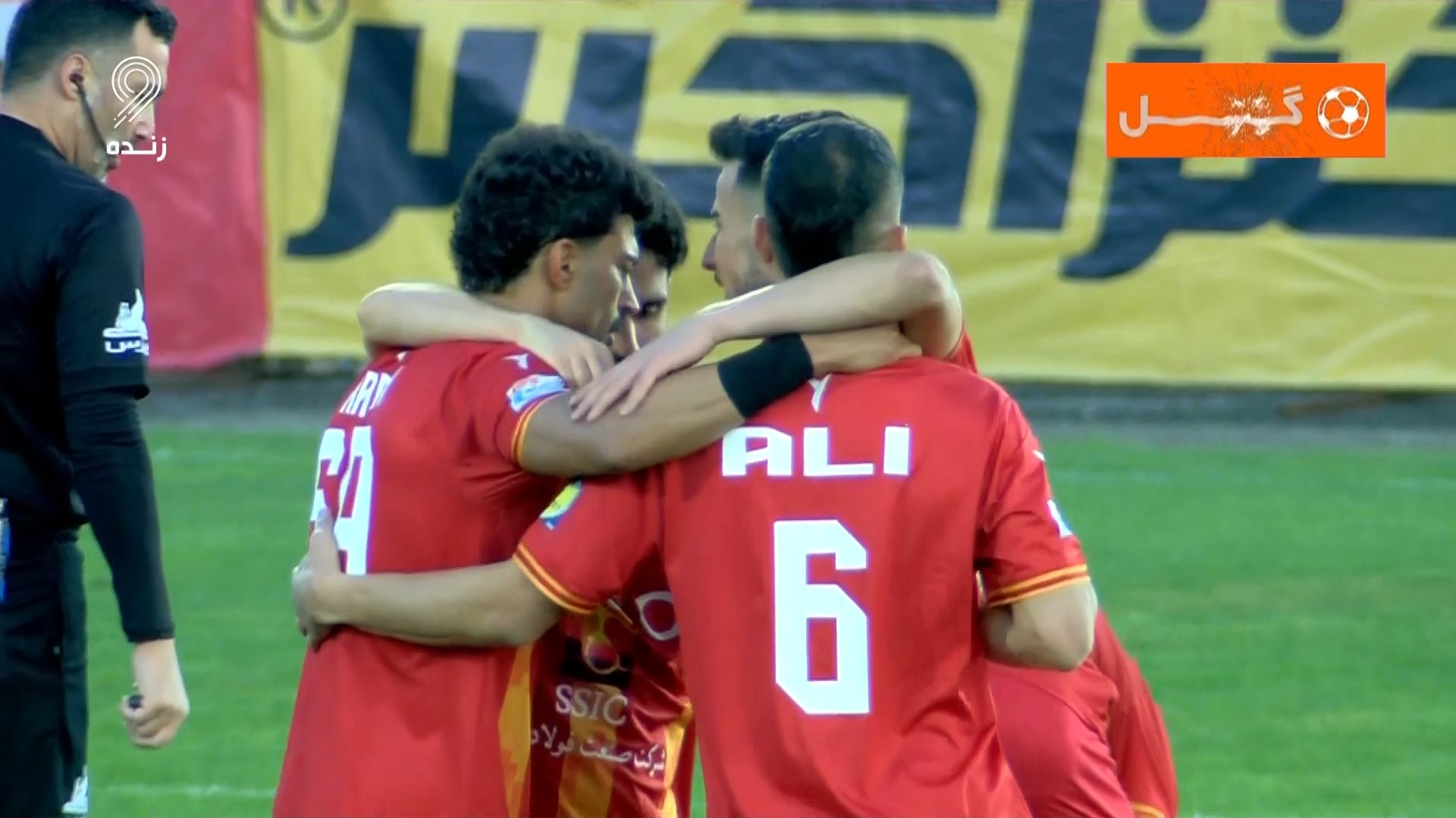 گل اول فولاد به ملوان (محروقی با تاثیرگذاری رامین رضاییان)
