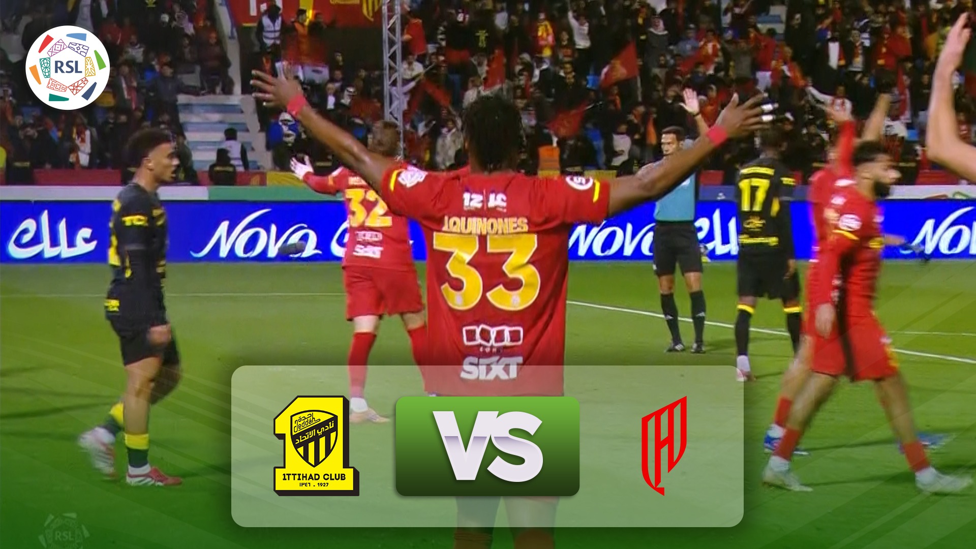 خلاصه بازی القادسیه عربستان 2-1 الاتحاد