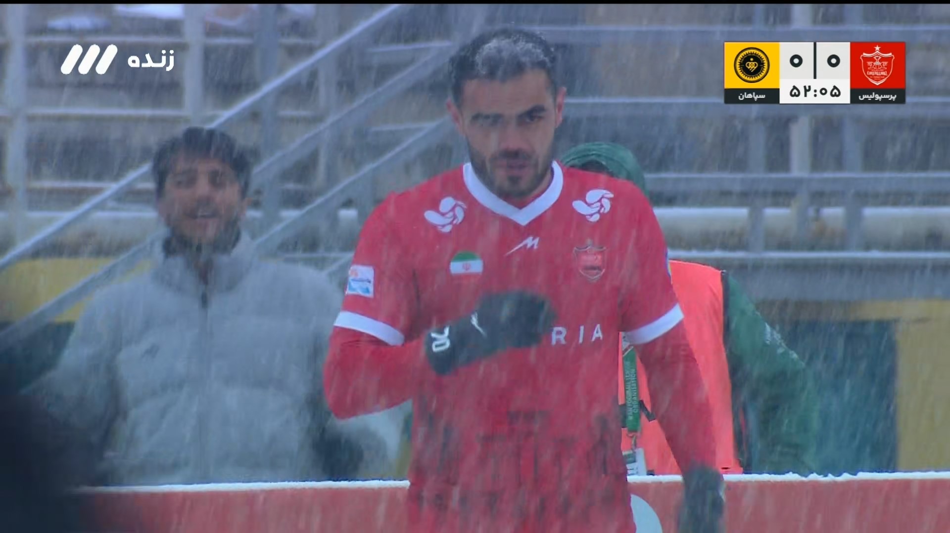 گل اول پرسپولیس به سپاهان (گل زیبای اورونوف)