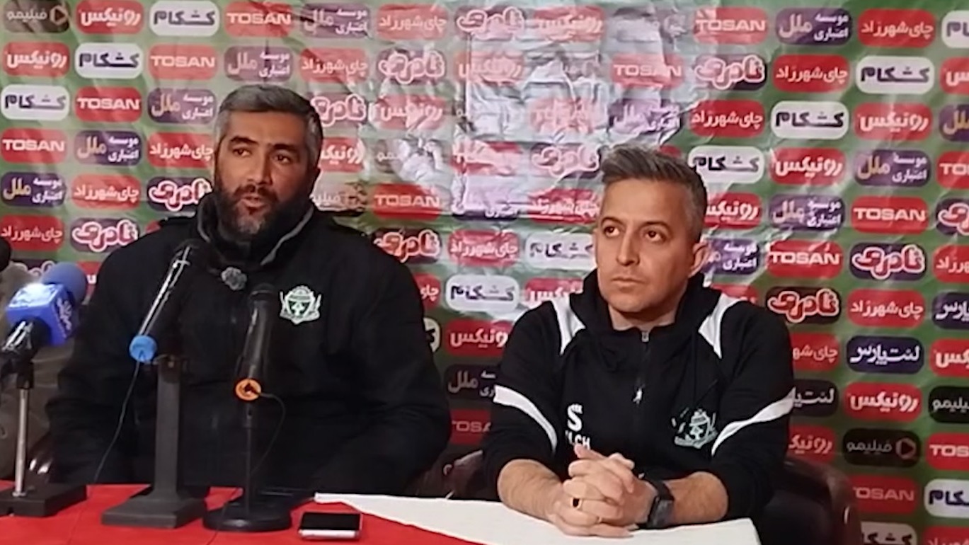 صحبت های مجید محافظتکار مربی آلومینیوم پیش از بازی با تراکتور