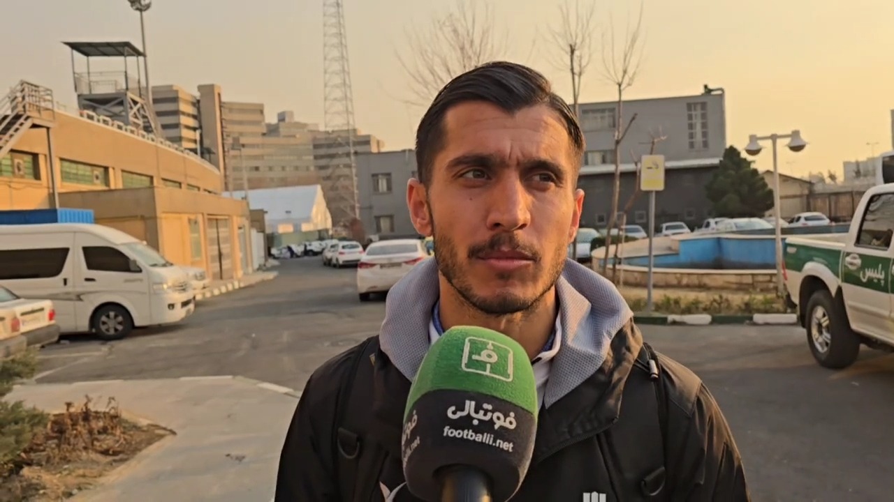 مصاحبه گلزاری زننده گل 3 امتیازی سایپا به نفت آبادان
