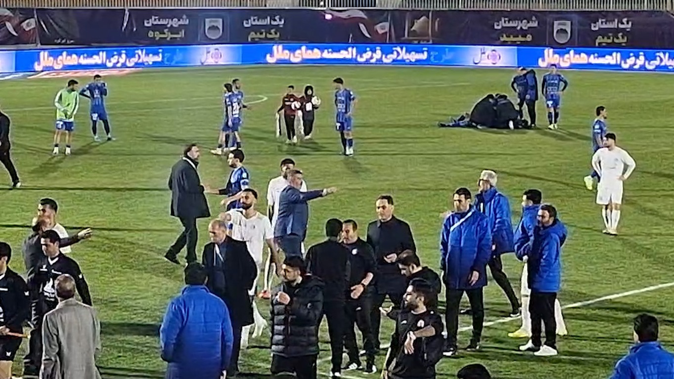 حواشی پایان بازی استقلال - استقلال خوزستان