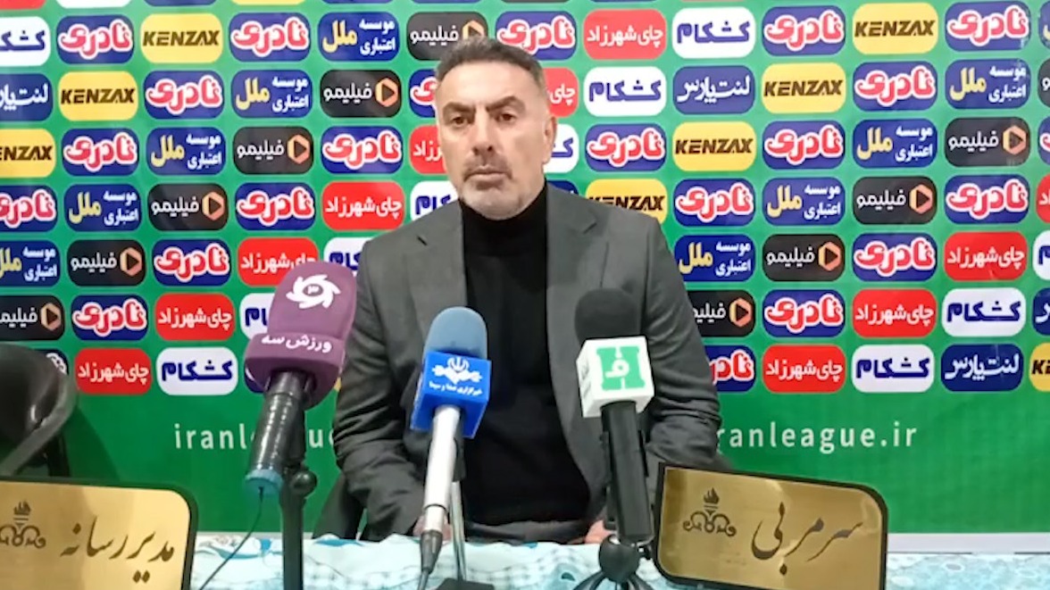 صحبت‌های محمود فکری سرمربی نفت و گاز گچساران بعد از بازی با فرد البرز