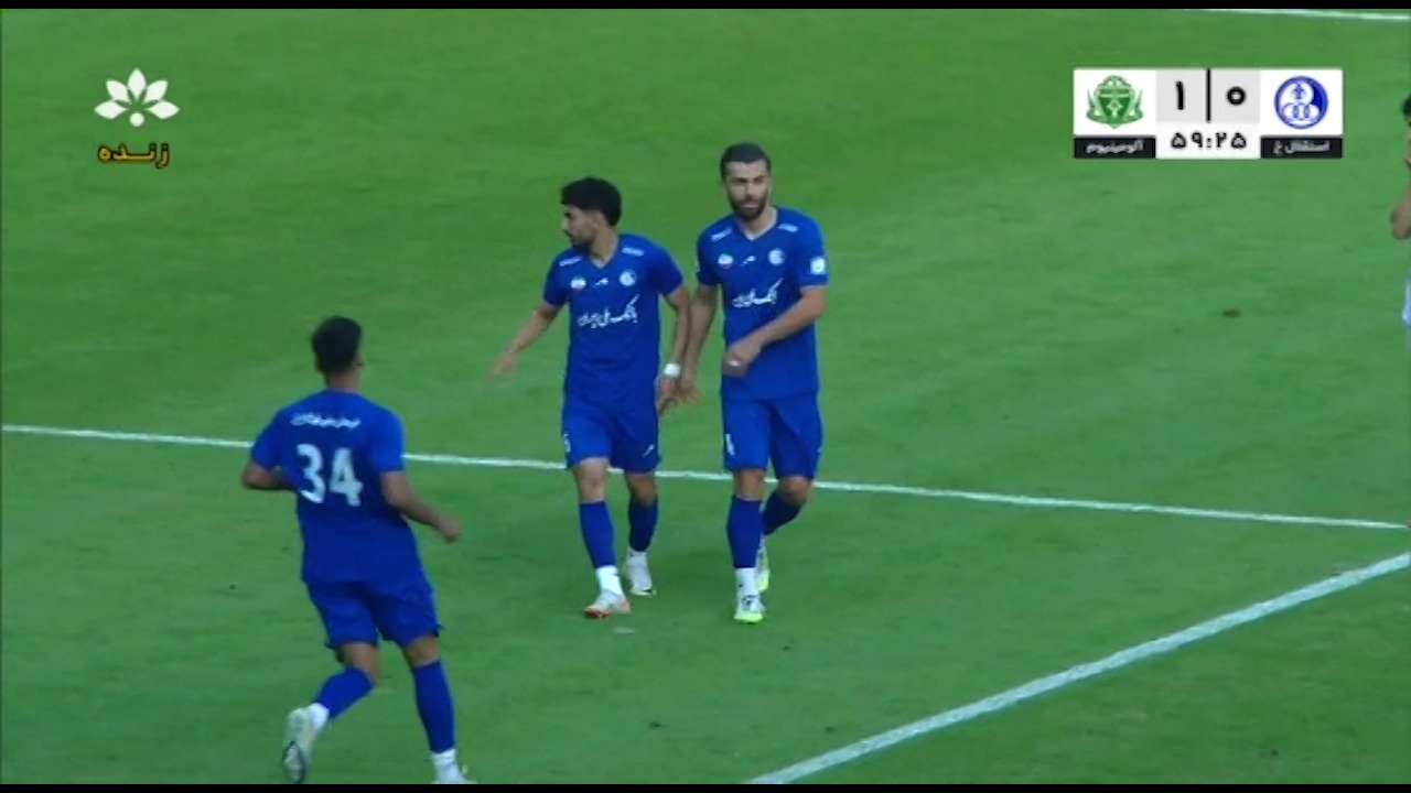 گل اول استقلال خوزستان به آلومینیوم (جلالی وند)