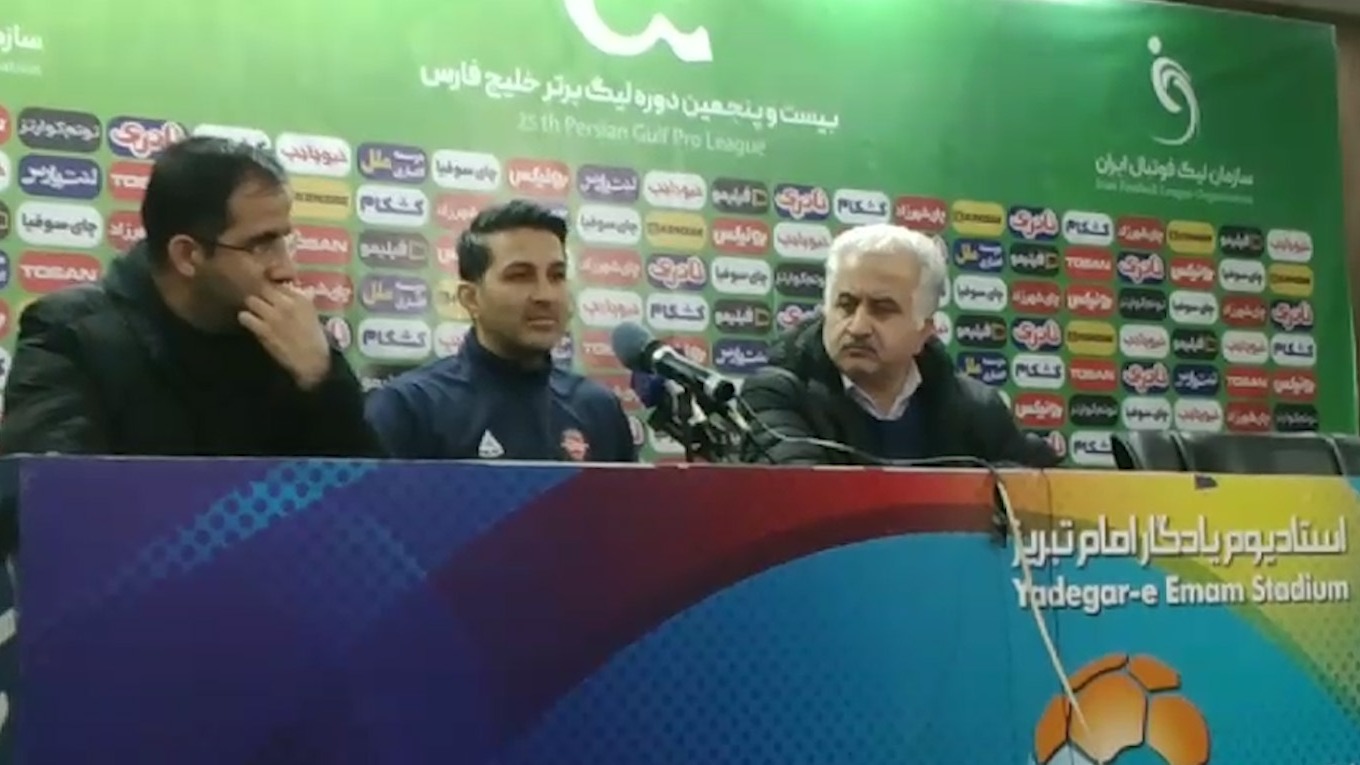 صحبتهای مهرداد خانبان مربی تراکتور بعد از بازی با سپاهان