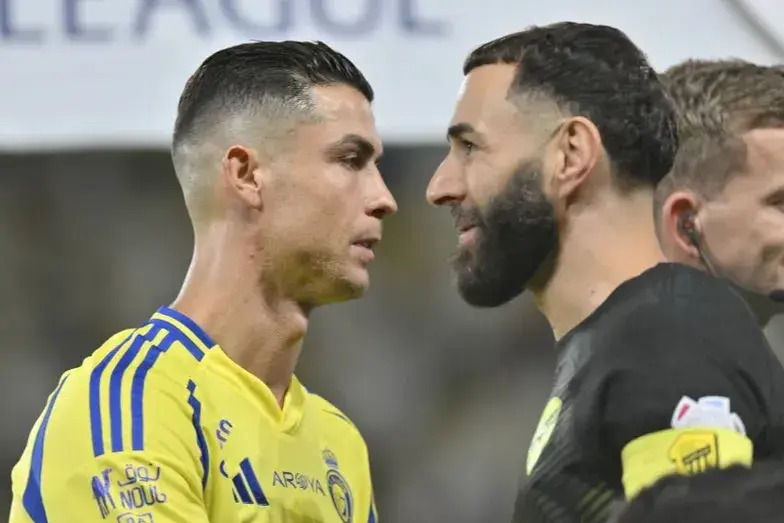 تماس بنزما با رونالدو پیش از اولین بازی برای الهلال