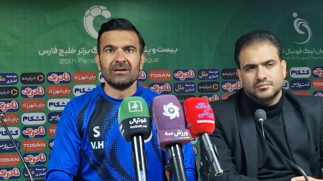 صحبتهای وحید حمدی نژاد مربی نیروی زمینی بعد از بازی مقابل نساجی