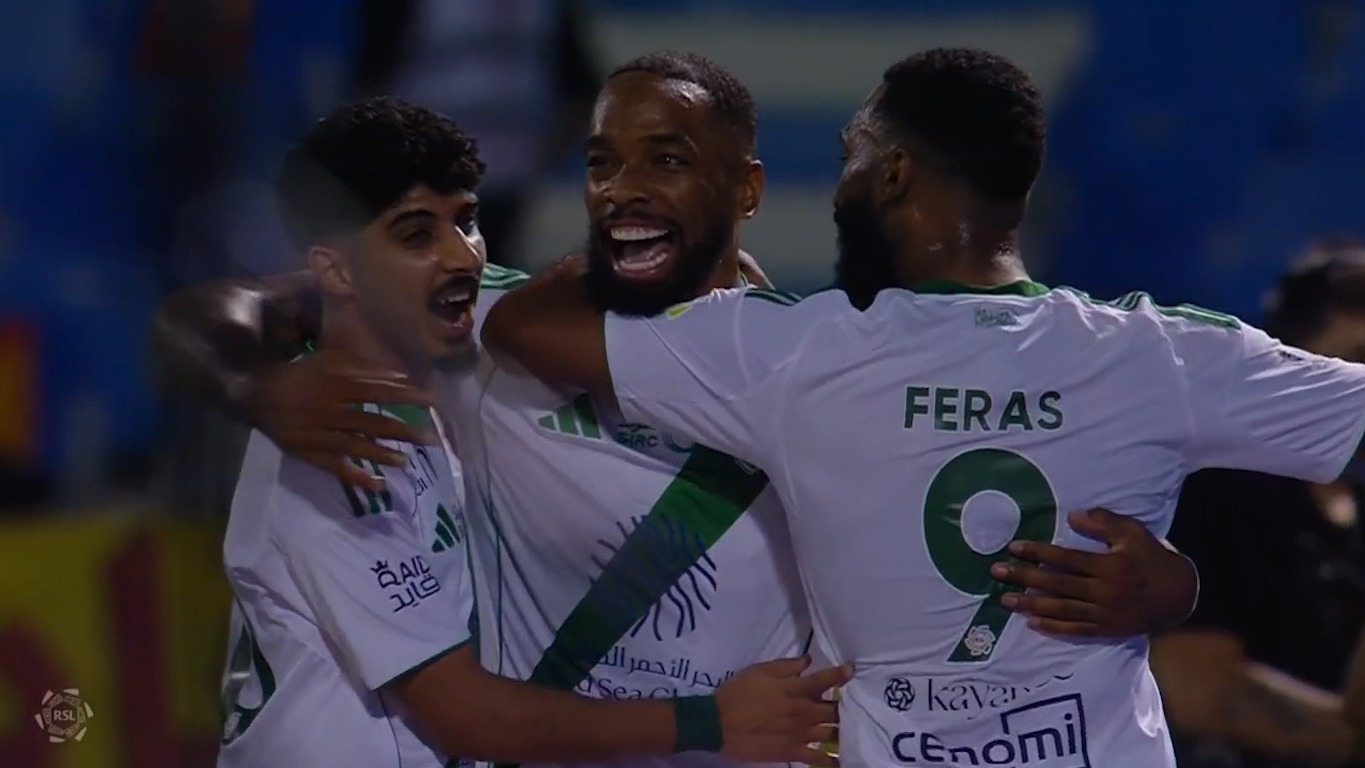 گل اول الاهلی عربستان به القادسیه عربستان (تونی)