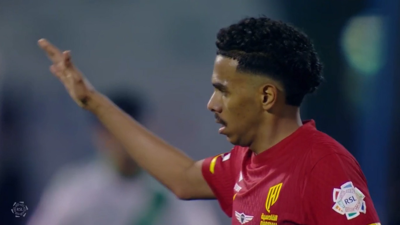 گل اول القادسیه عربستان به الاهلی عربستان (الجویر)