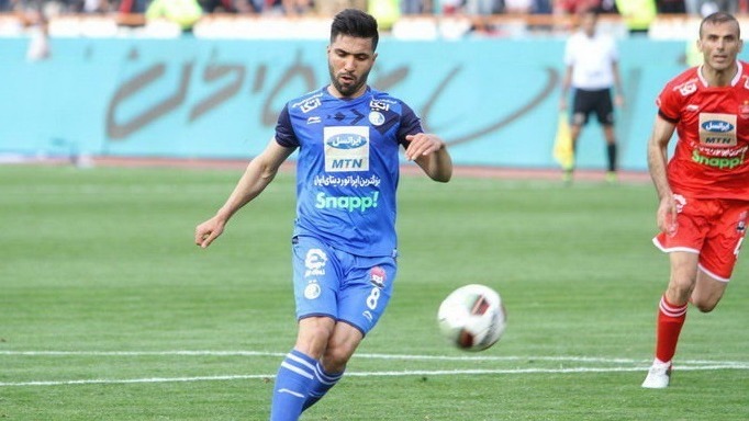 چیپ عجیب فرشید اسماعیلی مقابل پرسپولیس در دربی تهران