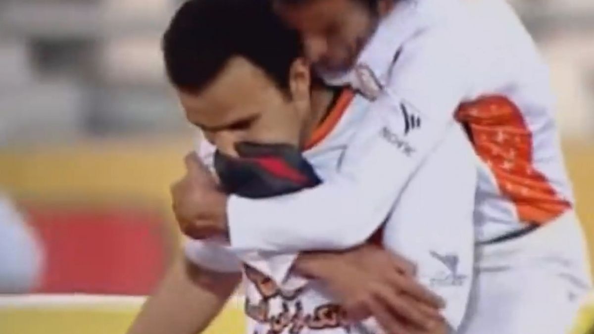 گریه محسن خلیلی پس از گلزنی مقابل پرسپولیس