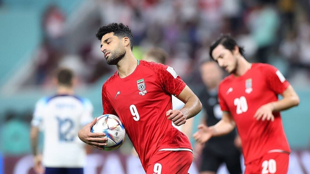 دبل مهدی طارمی مقابل انگلیس در جام جهانی 2022