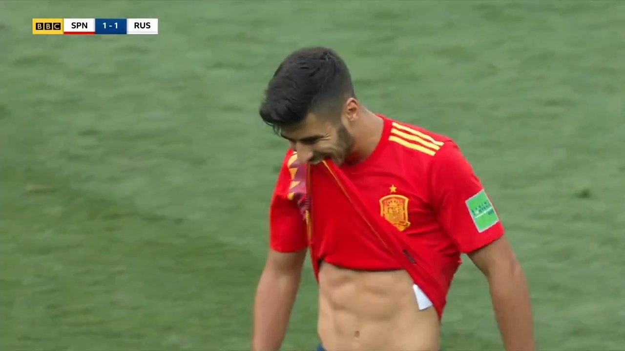 اسپانیا (3) 1-1 (4) روسیه (مرحله 1/16 جام جهانی 2018)