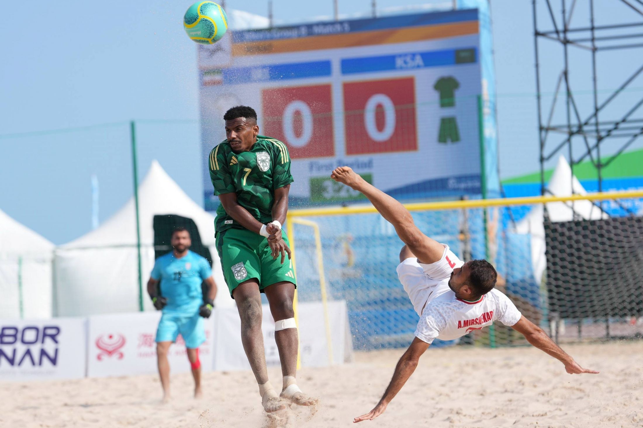 گزارش تصویری/ دیدار تیم ملی فوتبال ساحلی ایران و عربستان